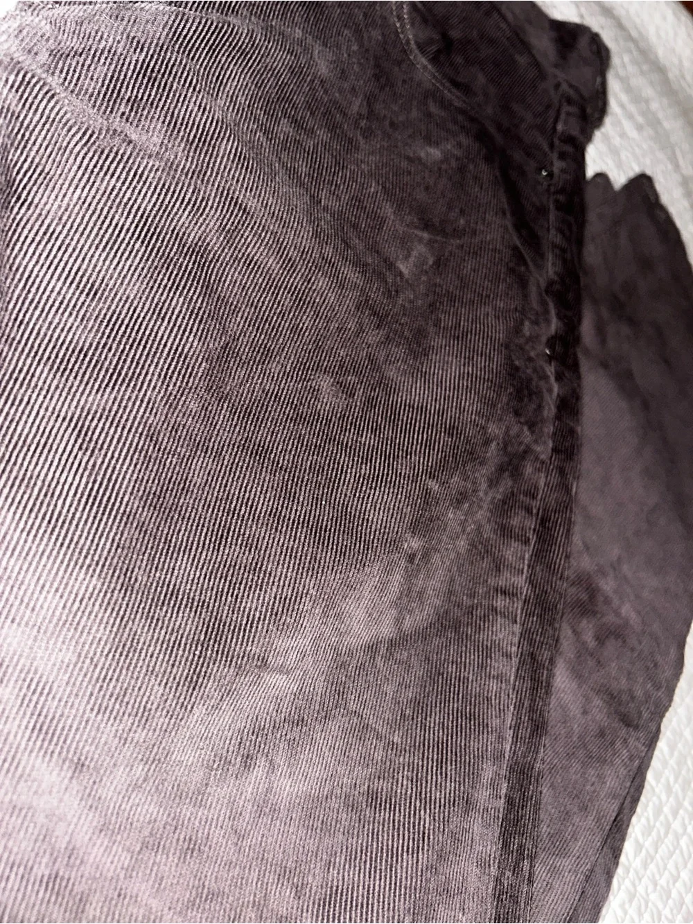 J. Crew Corduroy Pants in Charcoal